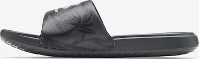 UNDER ARMOUR Badeschuh 'Ansa' in graphit / dunkelgrau / weiß, Produktansicht