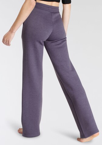 VIVANCE Wide leg Trousers in Purple