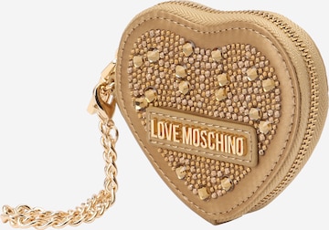 Portamonete di Love Moschino in oro