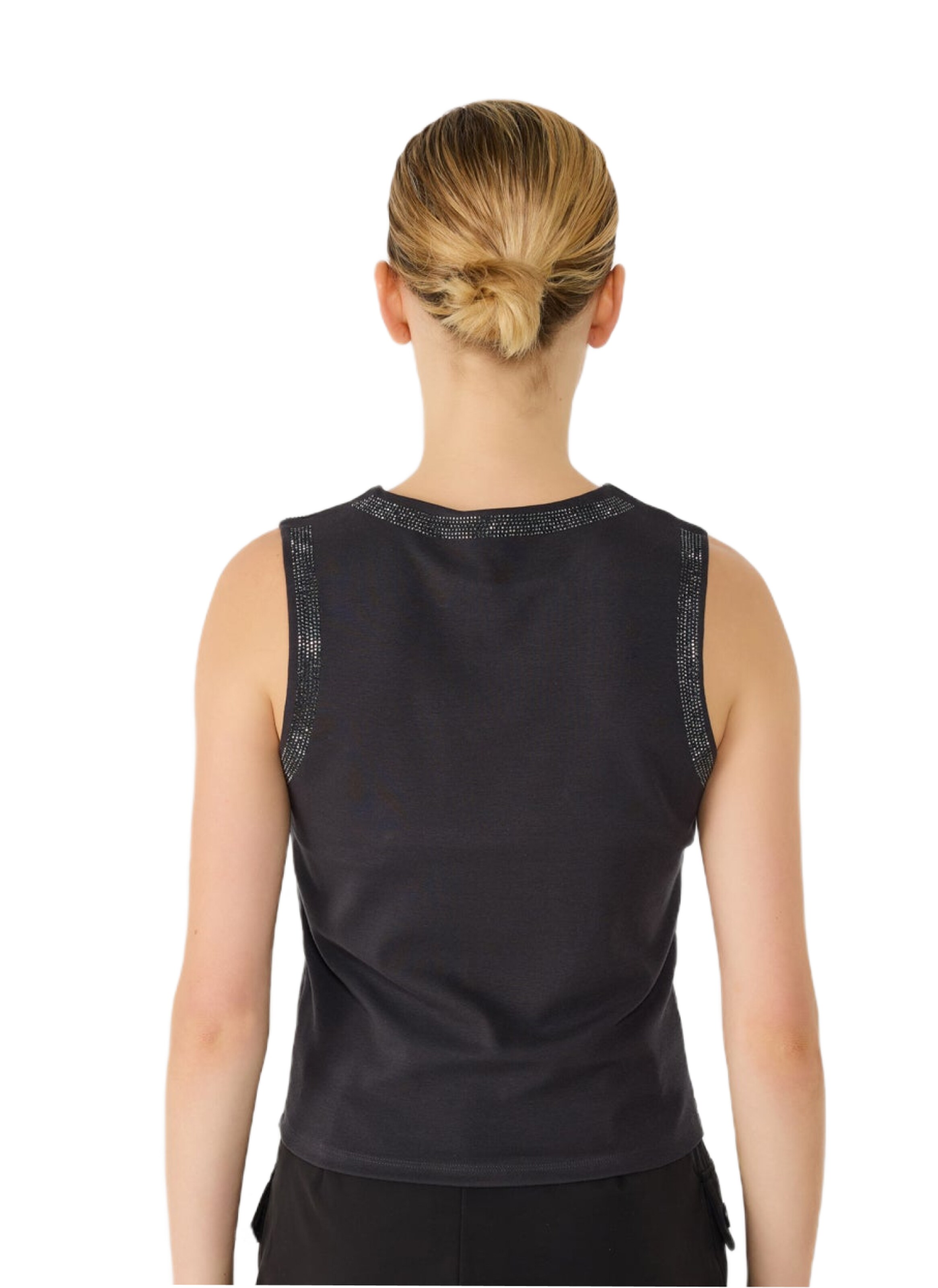 No Matter What Top in Grey