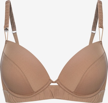 Marc & André Push-up Bra 'INTRIGUE' in Brown: front