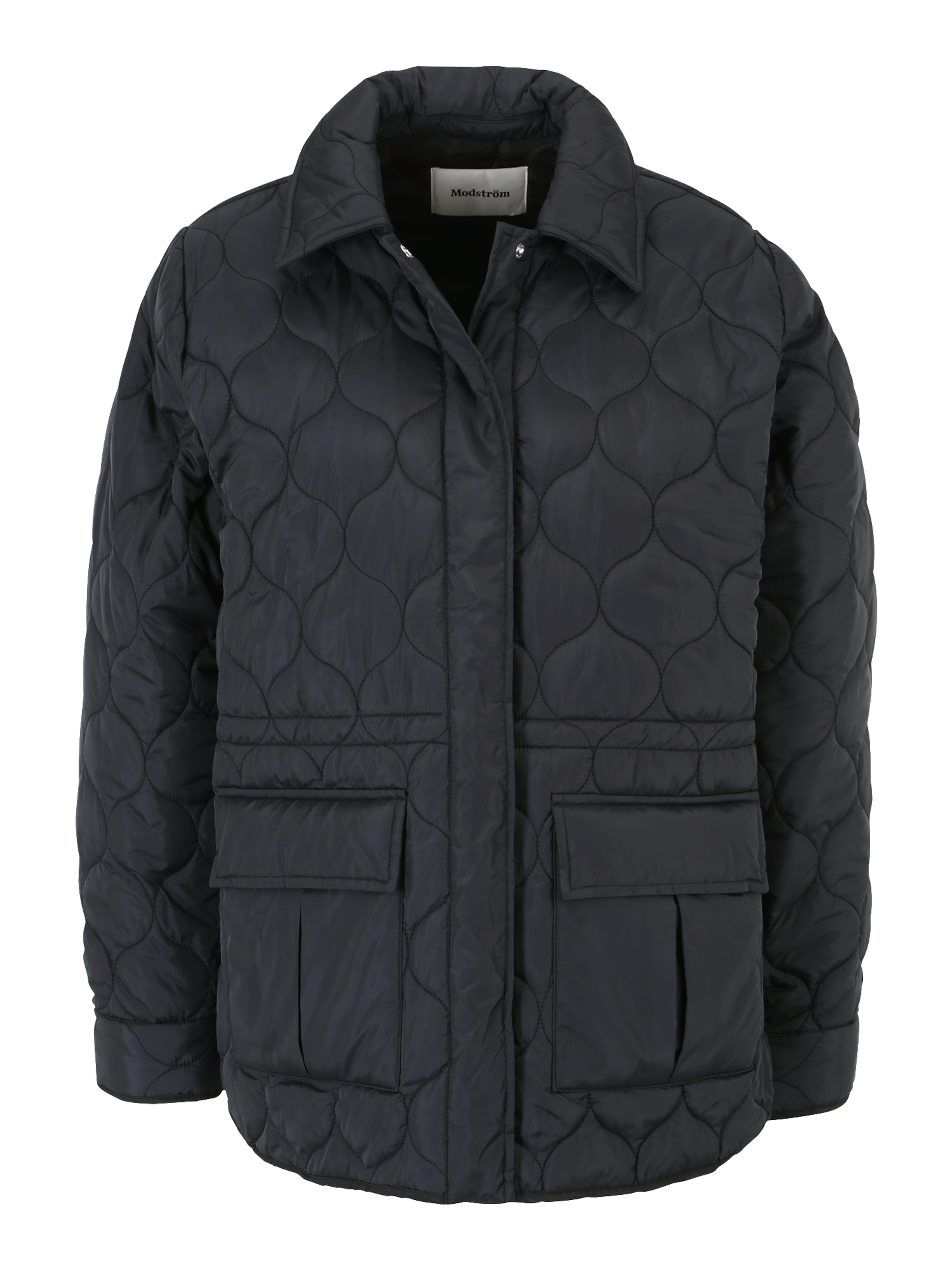 modström Between-season jacket 'Samuel' in Black: front