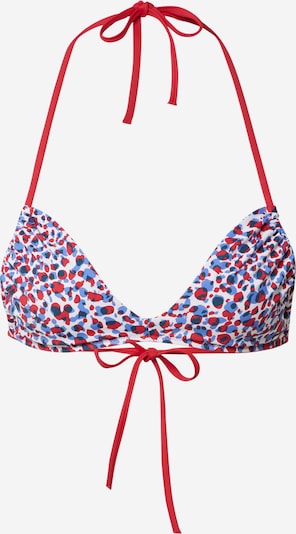 Tommy Hilfiger Underwear Bikinitop in royalblau / rot / weiß, Produktansicht