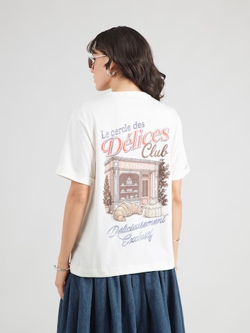 GUESS - Camisa 'EMOTIONAL' em bege: frente