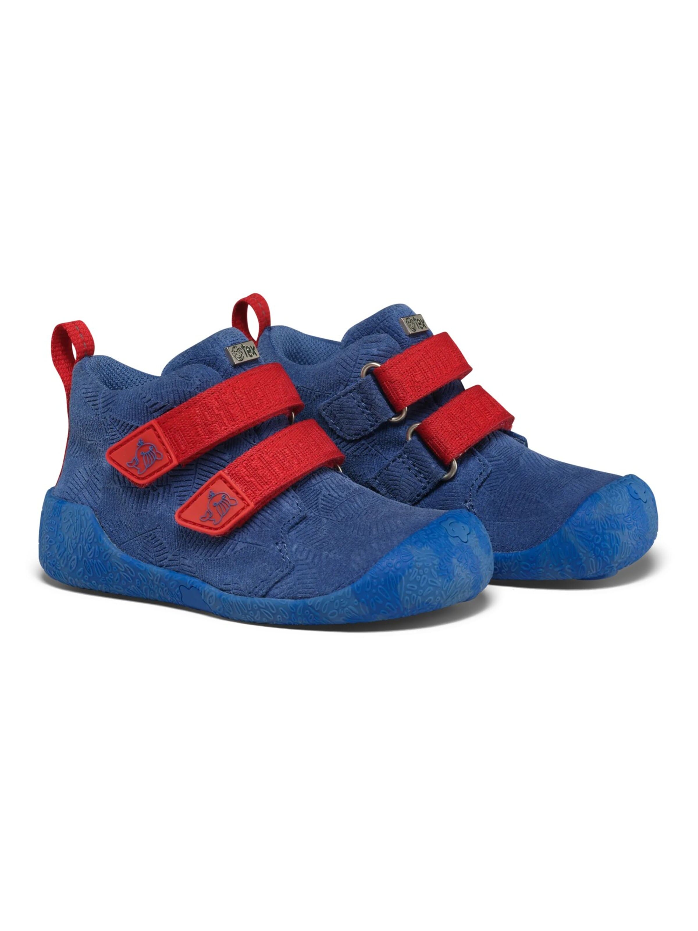 Affenzahn First-Step Shoes 'Lauflernschuh Leder Talky' in Blue