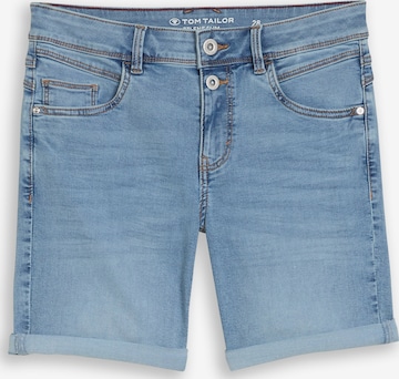 TOM TAILOR Shorts 'LENE' in Blau: Vorderseite