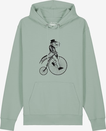 Pull-over 'T-Rex auf Fahrrad' Watapparel en vert : devant