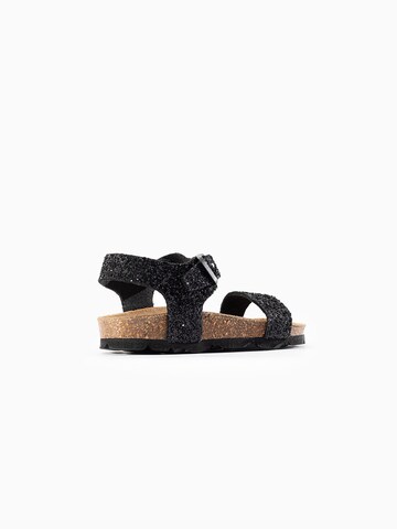 Bayton Sandal 'Tyche' in Black