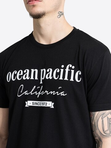 Ocean Pacific Μπλουζάκι 'Los Clavos' σε μαύρο