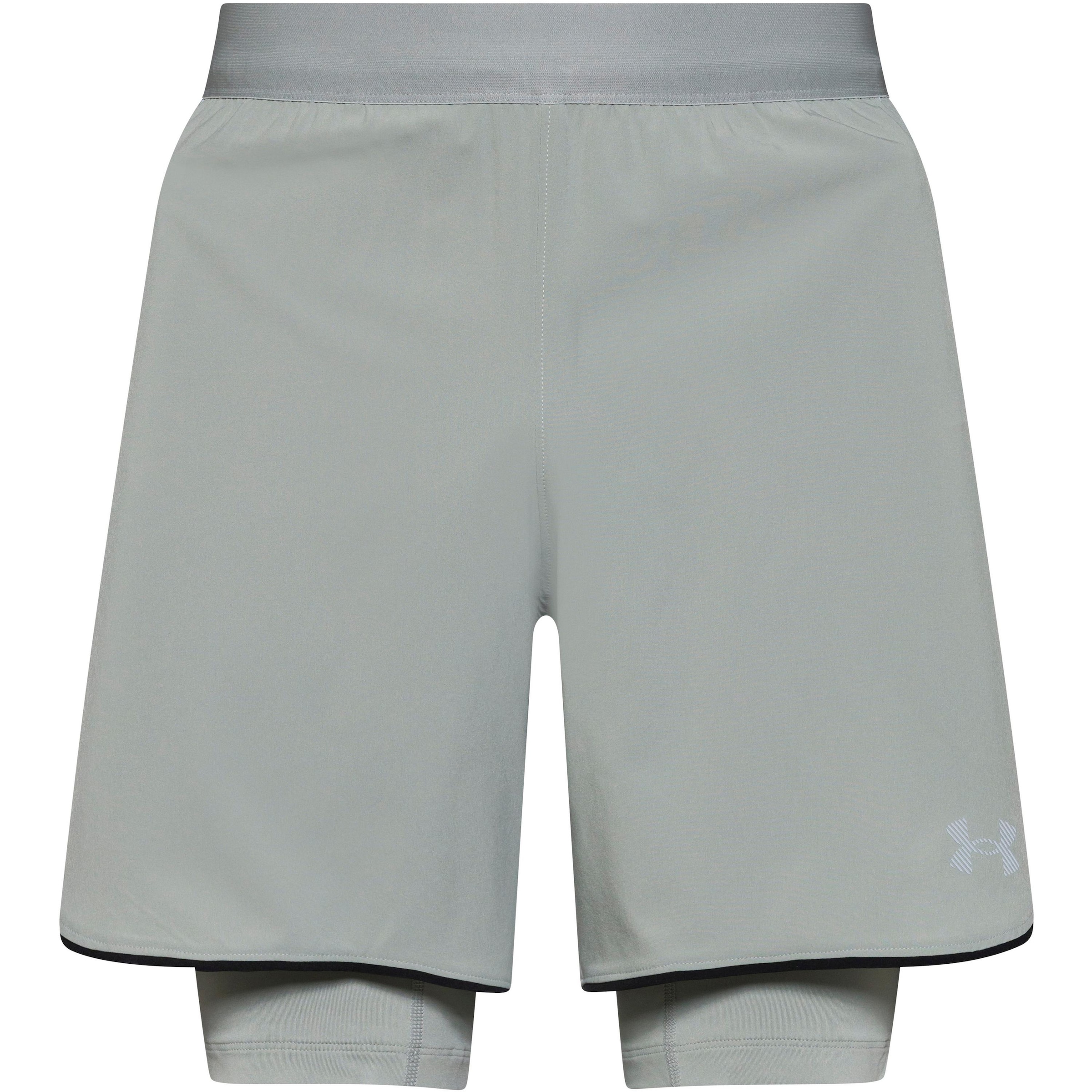 UNDER ARMOUR Regular Sportbroek 'Velociti Pro' in Grijs: voorkant