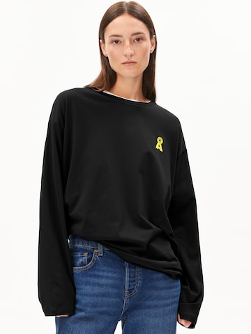 ARMEDANGELS Shirt 'Fietaa' in Schwarz: Vorderseite