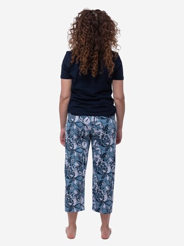 Ammann Pyjama 'Night & Home' in Blauw