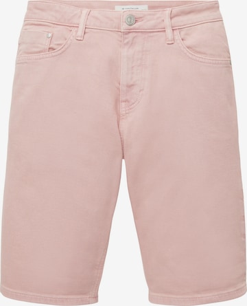 TOM TAILOR Normalny krój Spodnie 'Morris' w kolorze różowy: przód