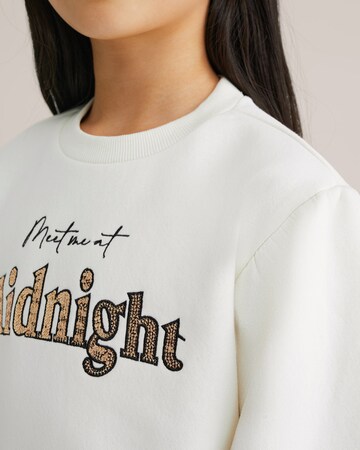 WE Fashion Bluzka sportowa w kolorze biały