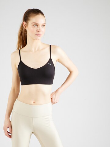 PUMA Bustier Sport bh 'MOVE YOGINI' in Zwart: voorkant