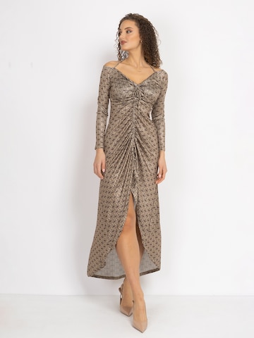 JIORO Jurk in Beige