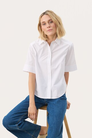 Part Two Bluse 'Haylie' i hvid: forside