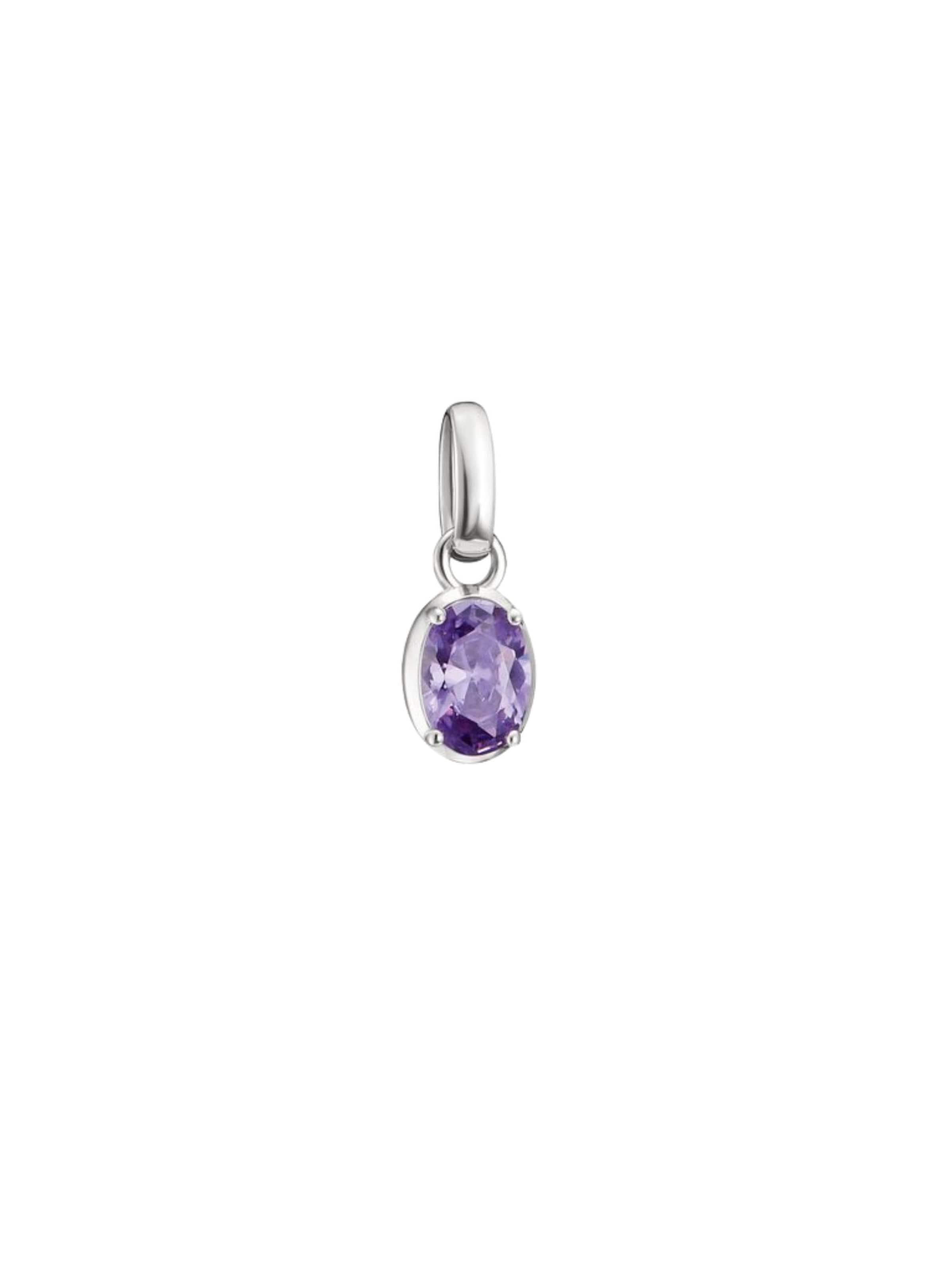 Thomas Sabo Pendant in Purple: front