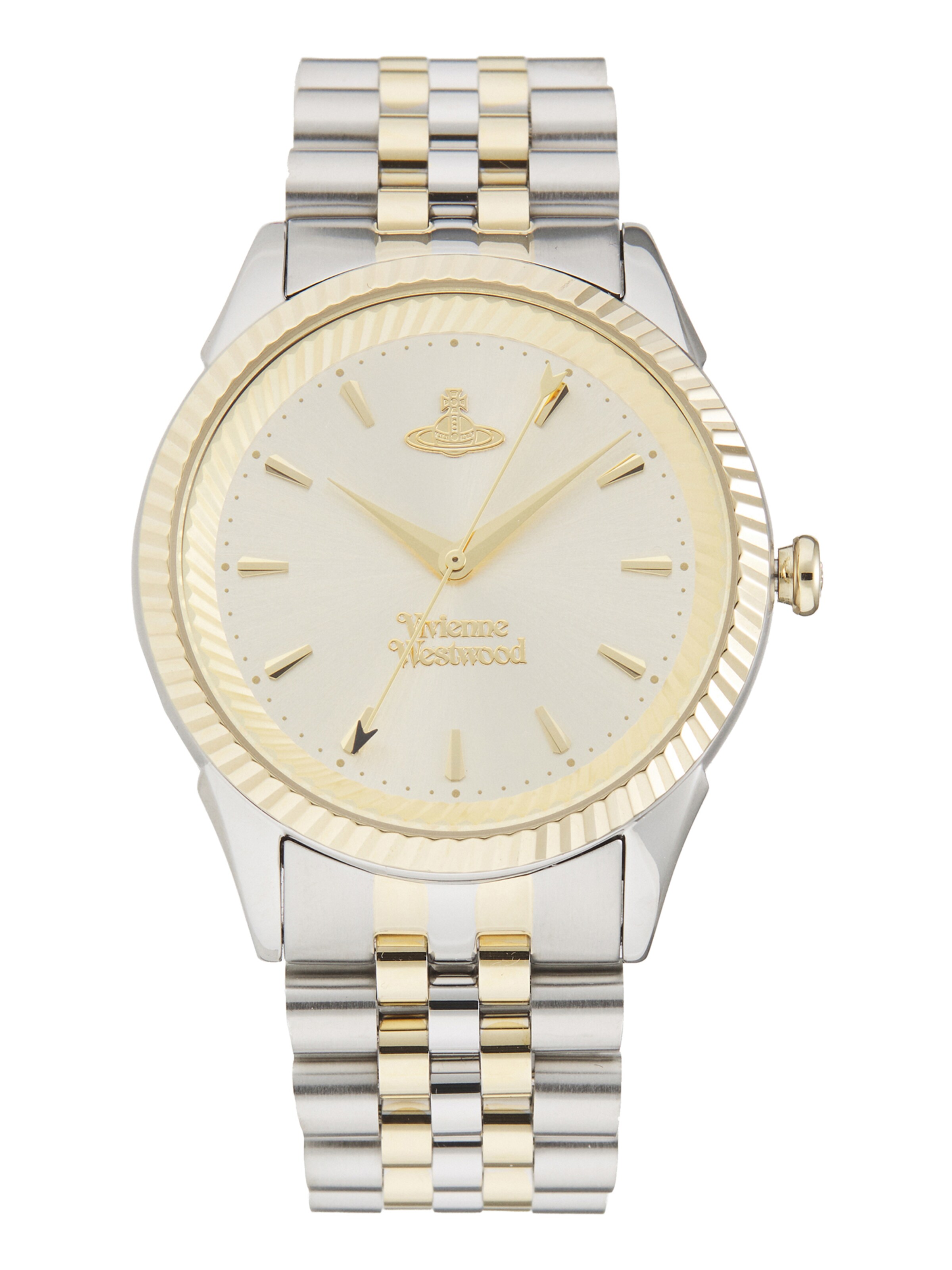 Vivienne Westwood Analog watch 'Damenuhr' in Silver: front