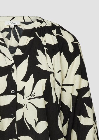 Chemisier s.Oliver en noir
