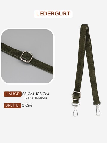 Brise Schultertasche 'Afia Suede' in Grün