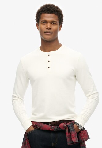 T-Shirt 'The Merchant Store' Superdry en beige : devant