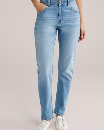 WE Fashion Slimfit Τζιν σε μπλε: μπροστά