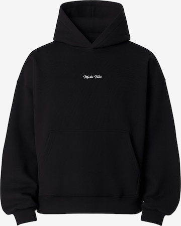 Sweat-shirt MARTIN VALEN en noir : devant