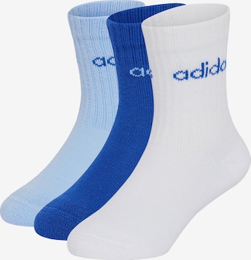 Chaussettes de sport 'Linear' ADIDAS PERFORMANCE en bleu : devant