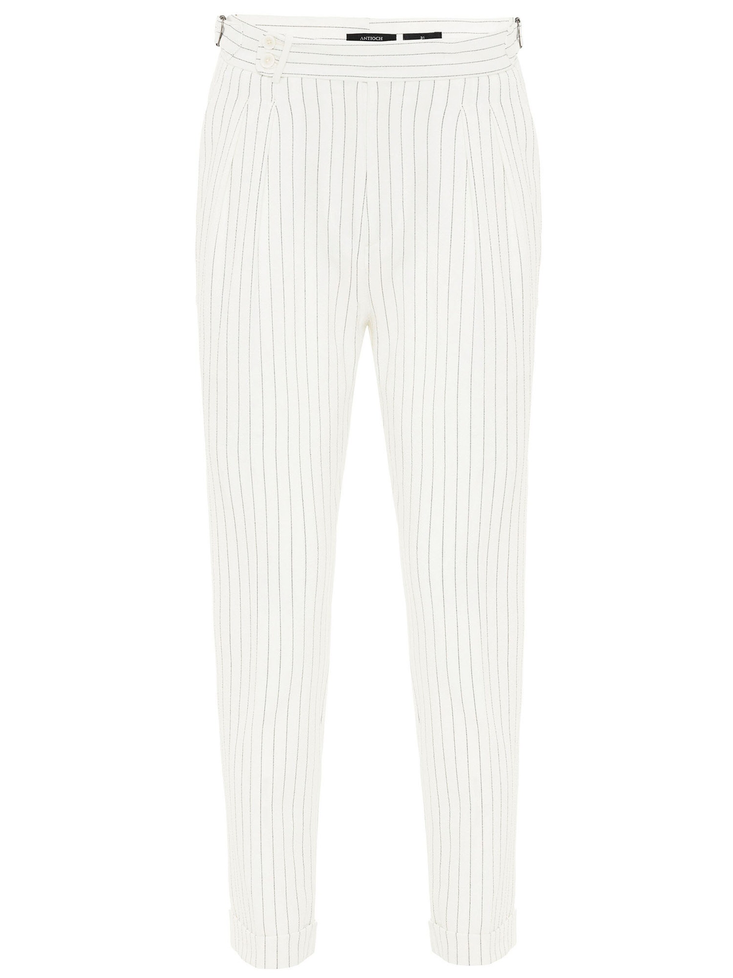 Antioch Hlače | bela barva: sprednja stran