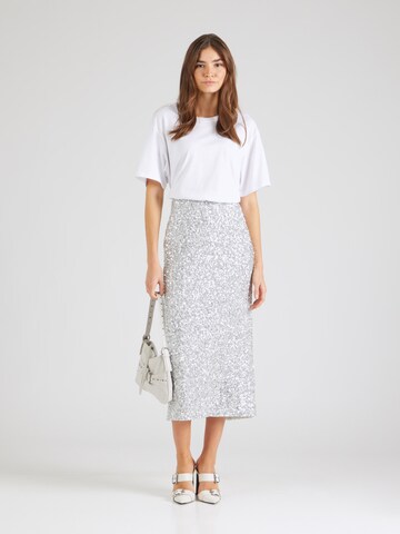 SECOND FEMALE Skirt 'Shimma' in Silver