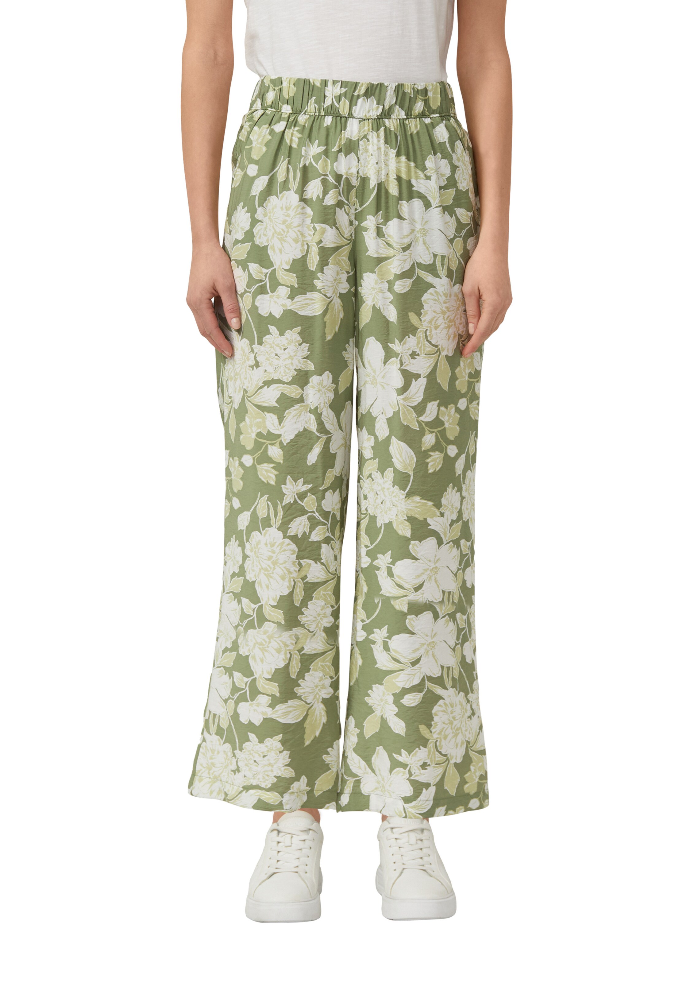 s.Oliver Wide leg Broek in Groen