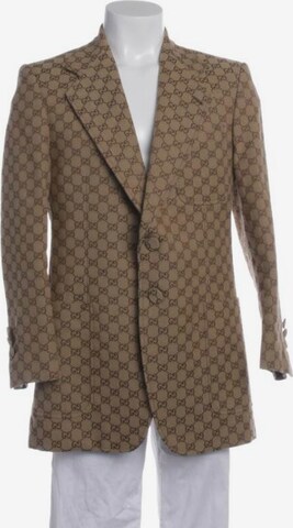 Gucci Suit Jacket in L-XL in Brown: front
