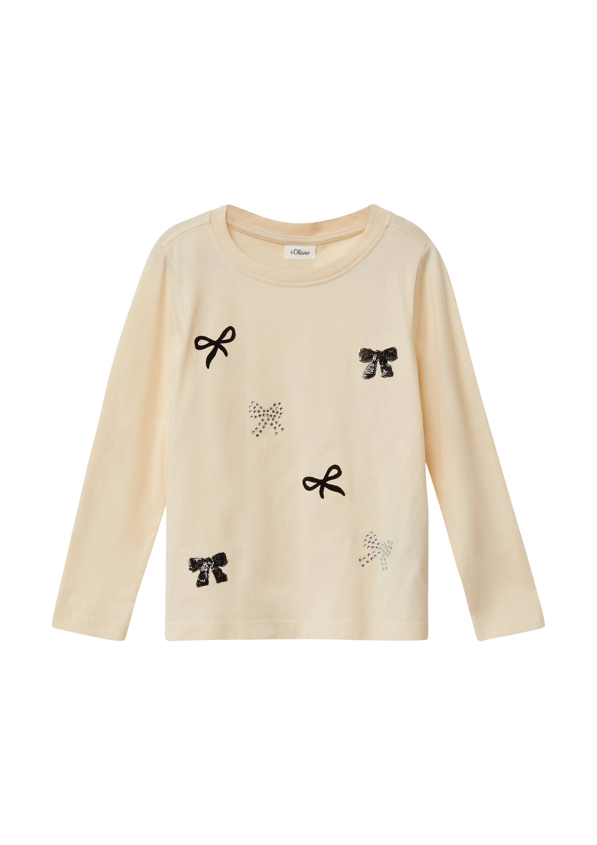 T-Shirt s.Oliver en beige : devant
