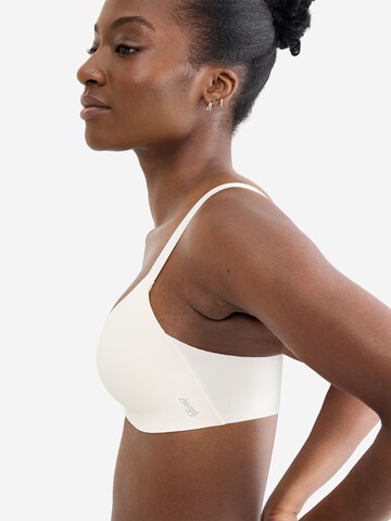 SLOGGI T-Shirt Soft-Cup-BH ' Blue ZERO Feel 2.0 THE UP ' in Weiß