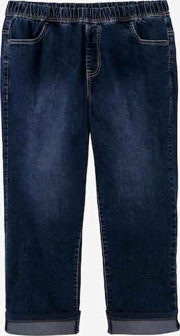 SHEEGO Slimfit Jeans i blå: framsida