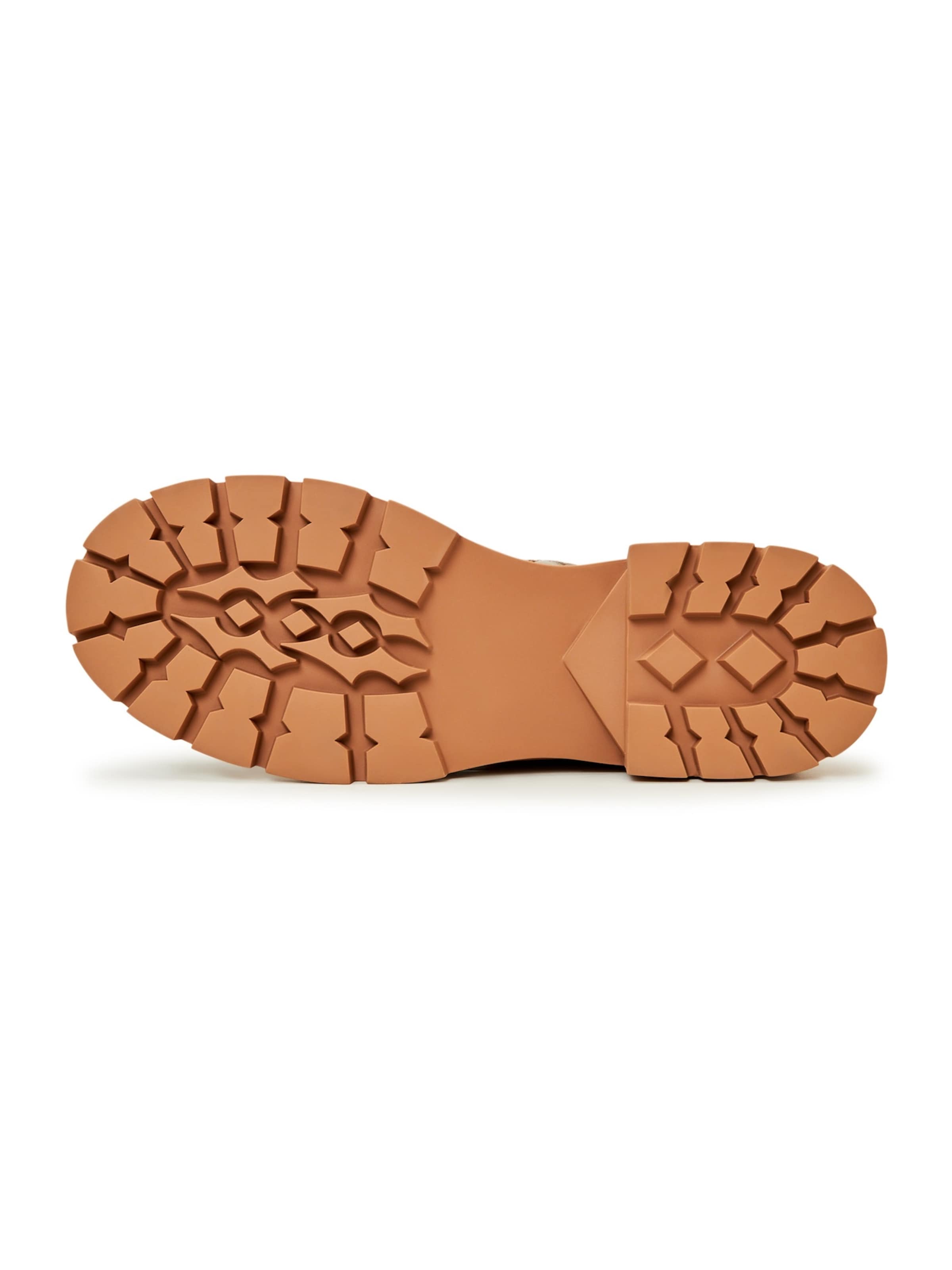 CESARE GASPARI Lace-up bootie in Beige