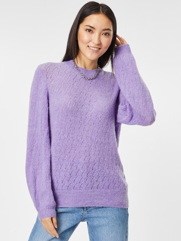 MSCH COPENHAGEN Sweater 'Cordelia' in Purple: front