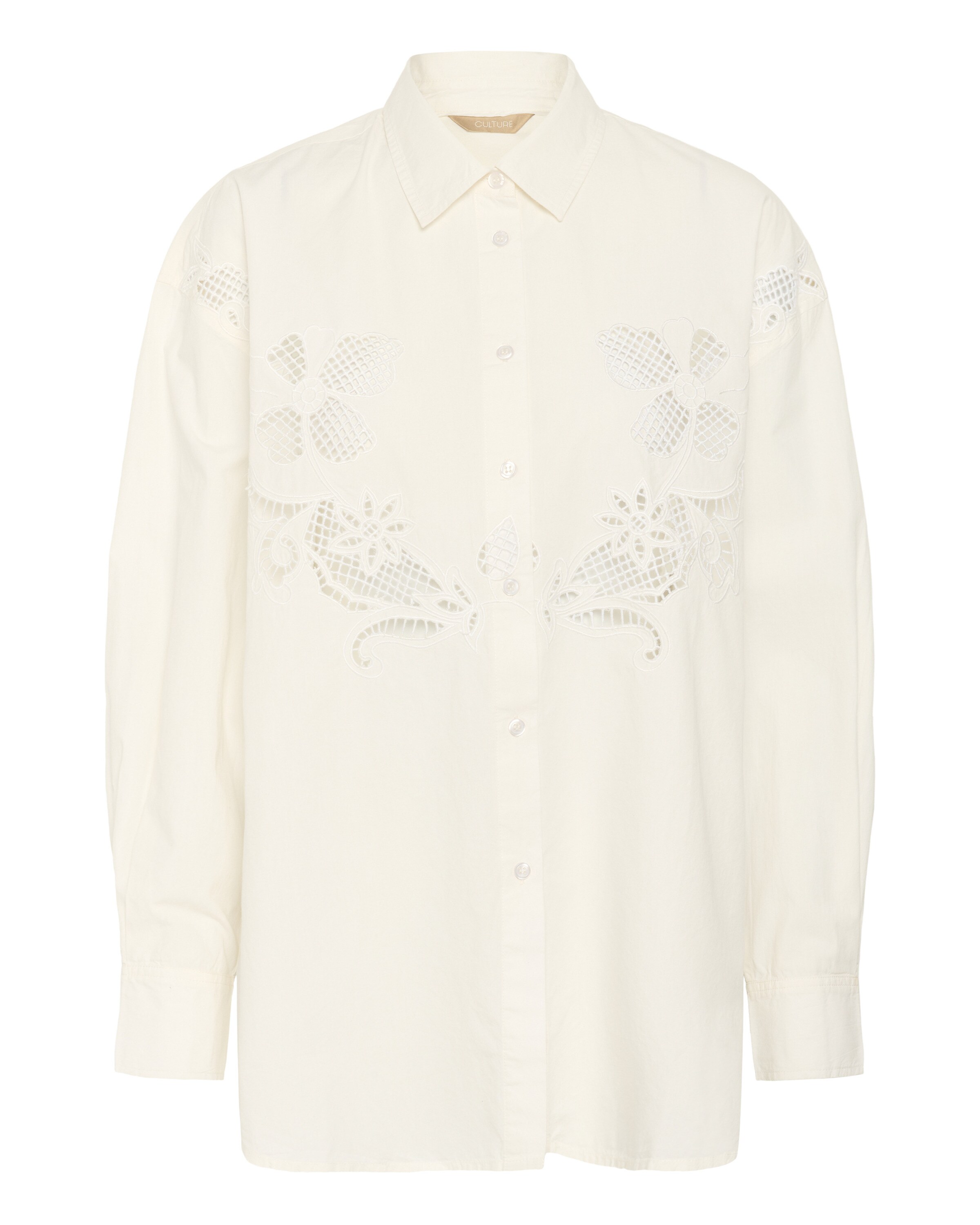 CULTURE Bluse 'Allison' i hvid: forside