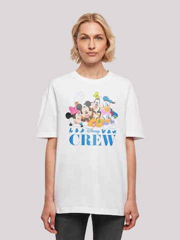 F4NT4STIC Oversized Shirt 'Disney Mickey Mouse Disney Friends' in White: front