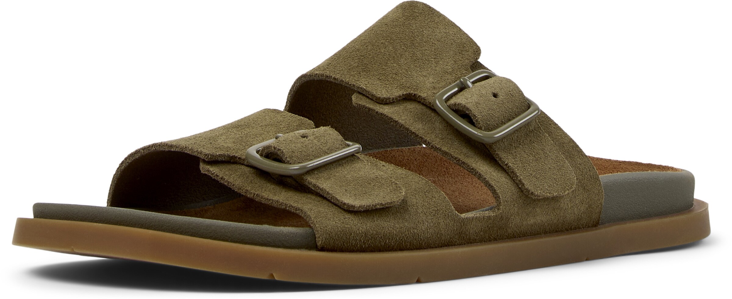 Sandalo con cinturino ' Lluc Sandal ' di CAMPER in verde: frontale