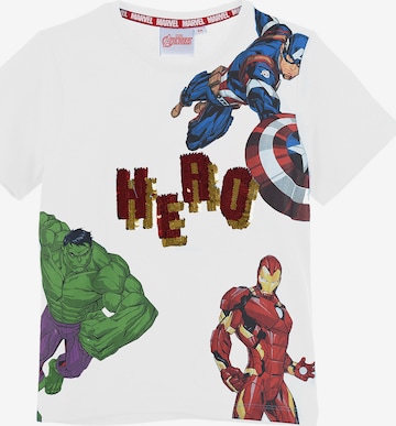 Marvel Avengers Shirt in Weiß: predná strana