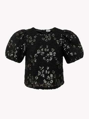 Honnête Atelier Blouse 'Elodie' in Black: front