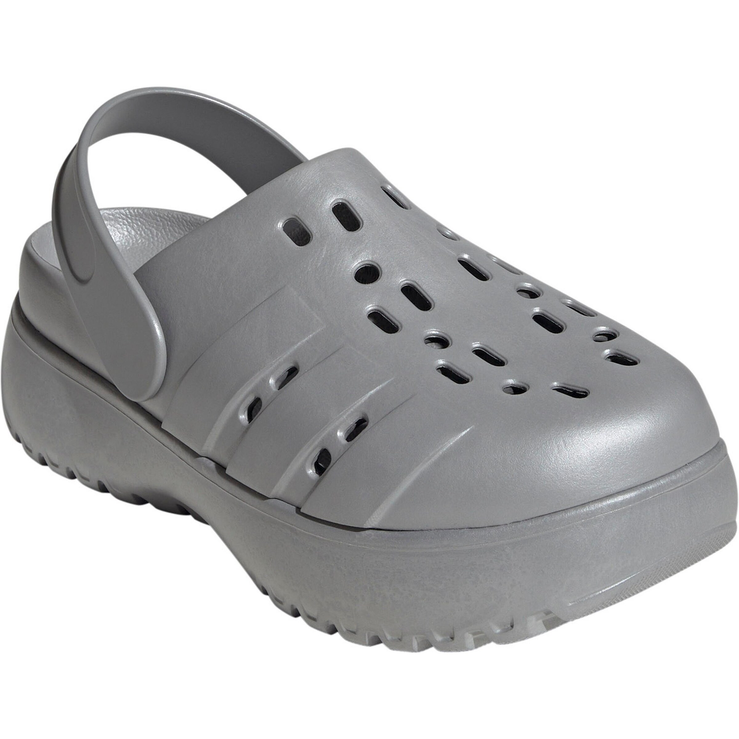 ADIDAS SPORTSWEAR Beach & Pool Shoes 'Adilette' in Silver