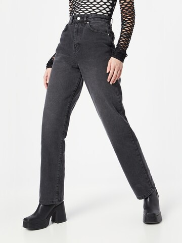 Nasty Gal Tapered Jeans in Grijs: voorkant