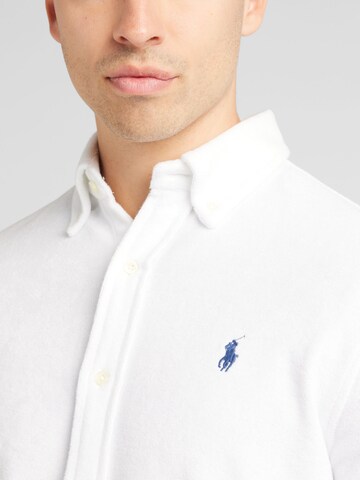 Polo Ralph Lauren Слим Рубашка в Белый