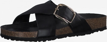 TAMARIS Mules in Black: front