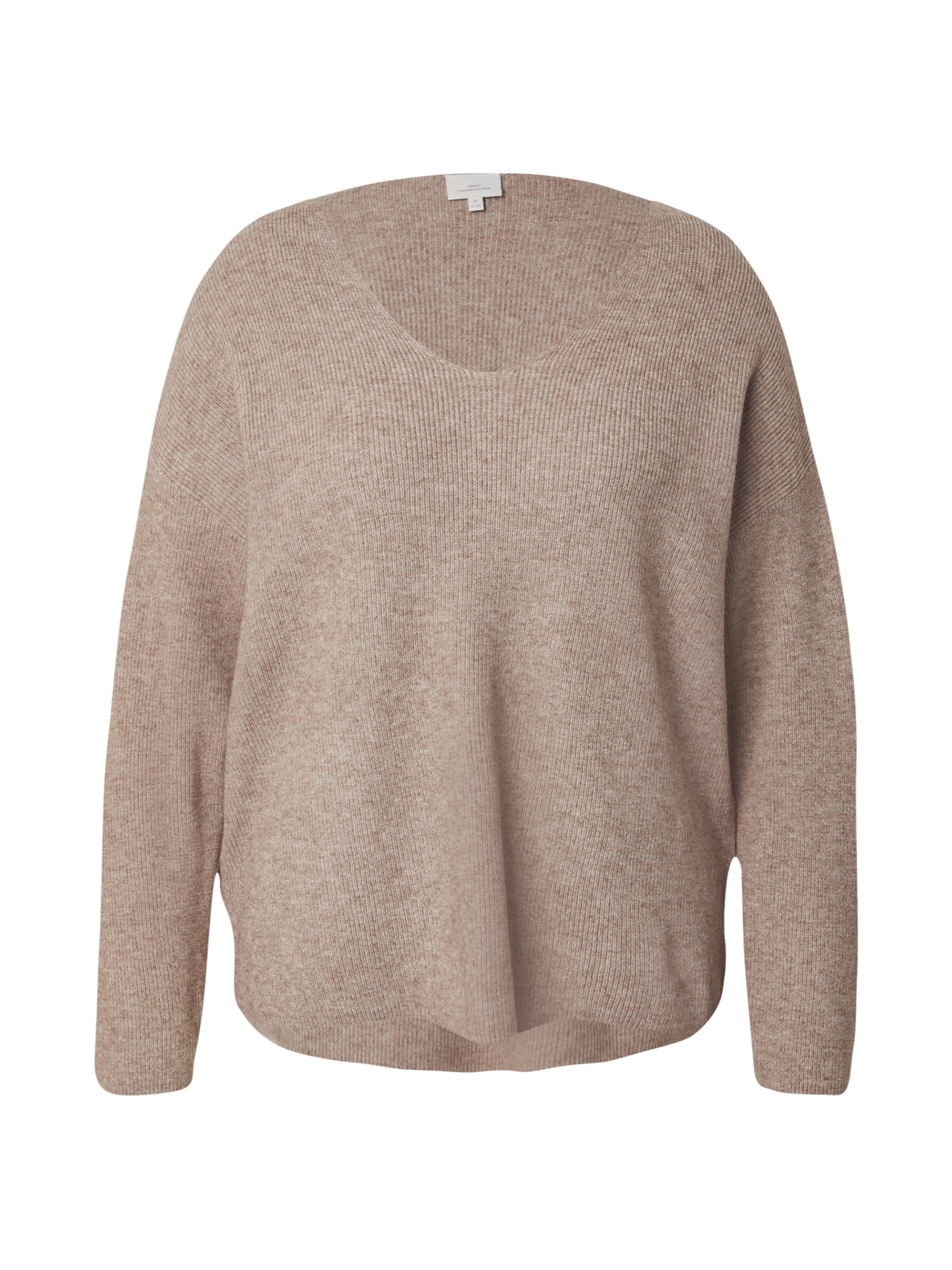 ONLY Carmakoma Свитер 'CARIbi' в Бежевый: спереди