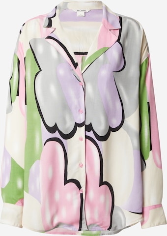 Monki Blouse in Pink: front