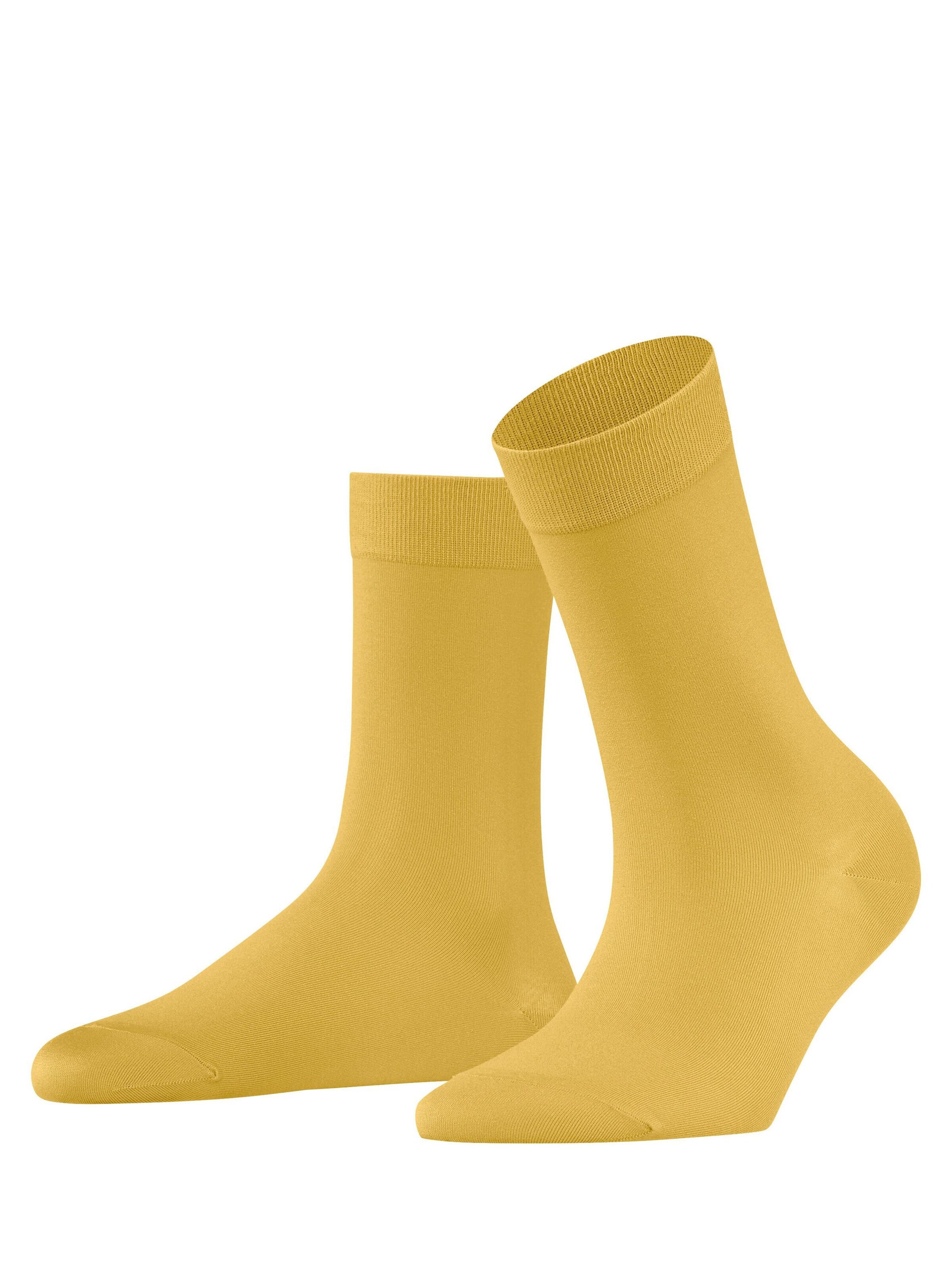 FALKE Socken 'Cotton Touch'‌‌‌‌‌‌‌ in Gelb: Vorderseite